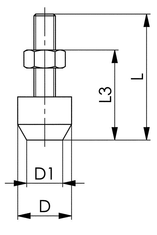 AMF Andrückschraube 6880 ESD Gr.0/1