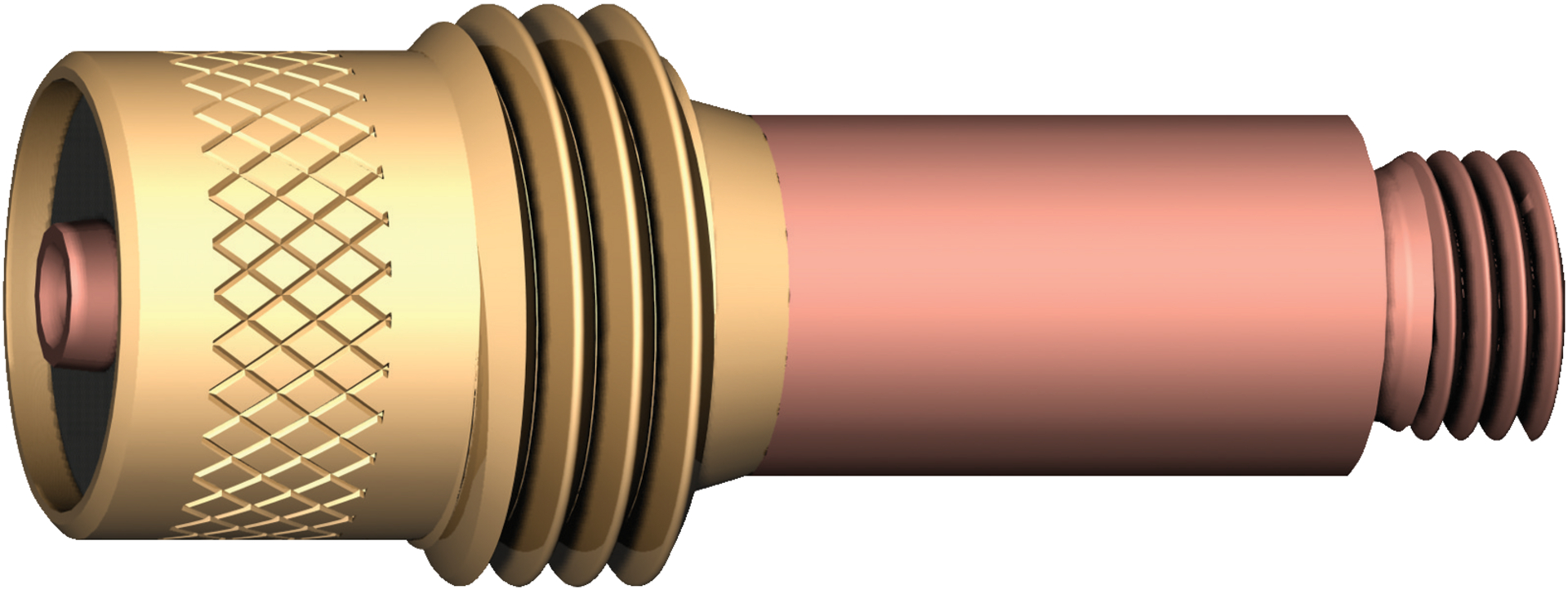 Spannhülsengehäuse m.Gaslinse 1,6 mm Nr. 13, SR 17-26