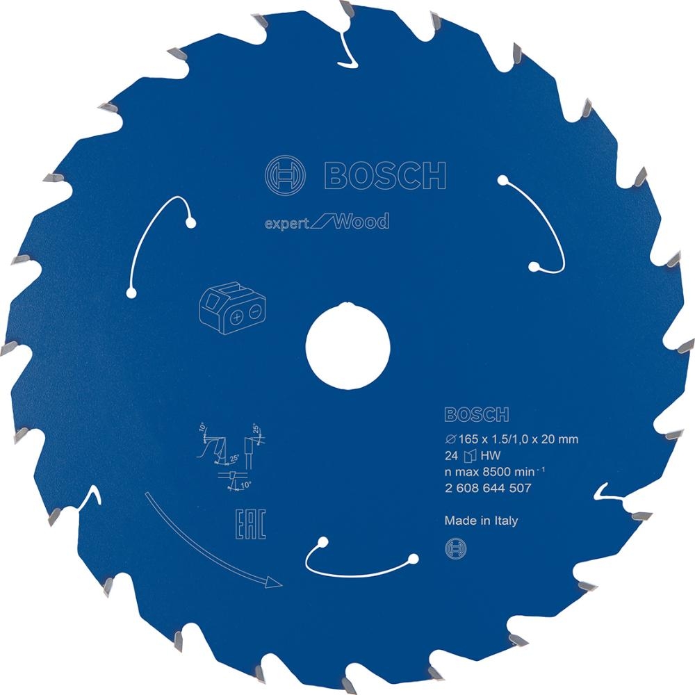 BOSCH HM Kreissägeblatt 165x1.5/1x20 Z24