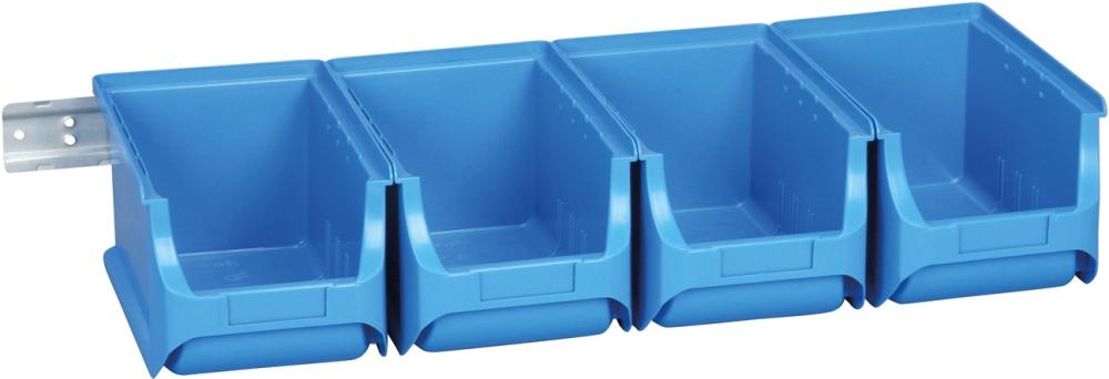 Sichtboxen-Set blau 235x150x125 mm