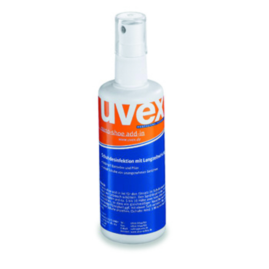 UVEX Schuhdesinfektion NANO SHOE ADD IN 125 ml Nr. 9698.3