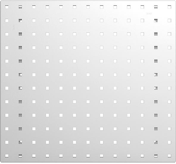 Lochplatte 495x457 mm lichtgrau RAL 7035