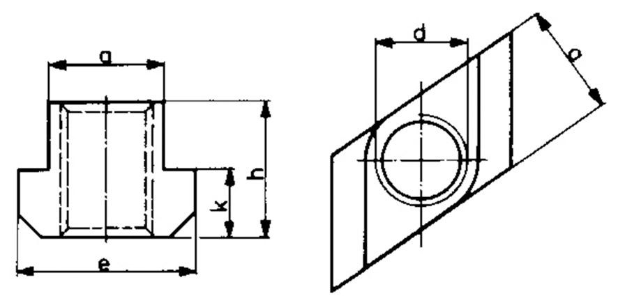 T-Nutensteine Rhombus AMF