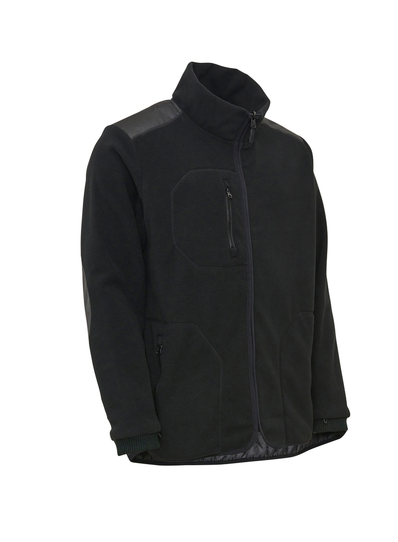 ELKA Xtreme fleece zipp-in Jacke 150014 schwarz, passend für Jacke 086004, Gr. S