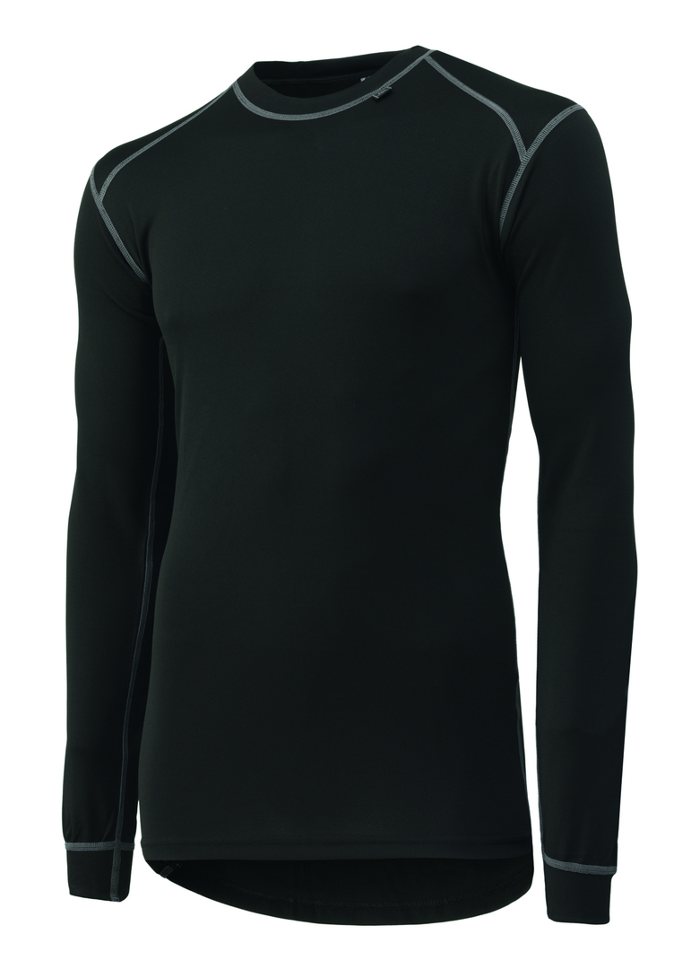 HELLY HANSEN Funktionsunterhemd langarm schwarz, super stretch, Gr. S