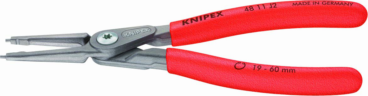 KNIPEX 48 11 J4 Präzisions- Sicherungsringzange f. Innenr. in Bohr.