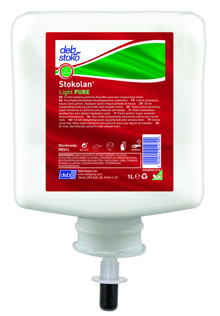 STOKOLAN Light Pure Hautpflegecreme 1000 ml Kartusche