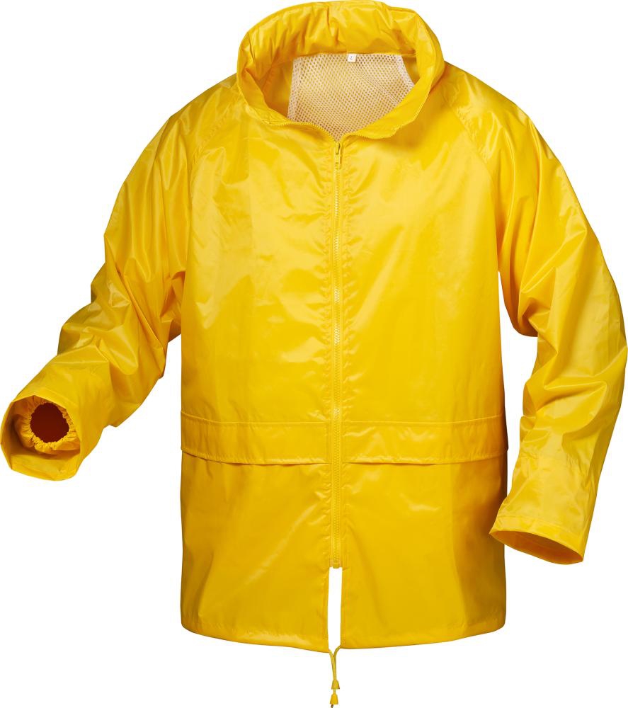 Regenjacke Nylon/Vinyl, Gr. S, gelb