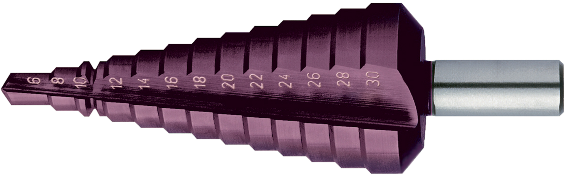 FORMAT Universal-Stufenbohrer HSS TiAlN 12,5-30,50mm