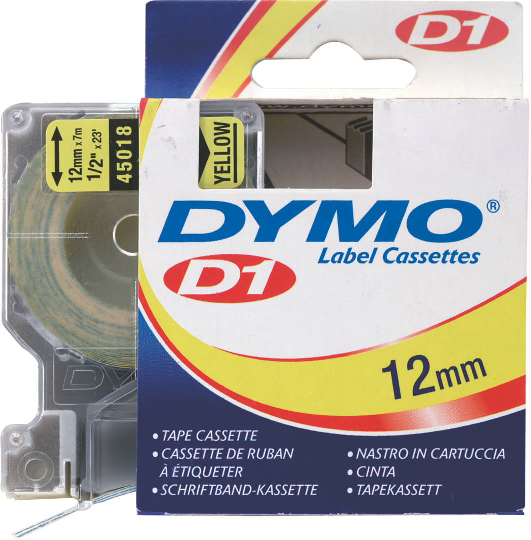 DYMO Schriftbandkassette D1 S0720670 9mmx7m sw auf tr