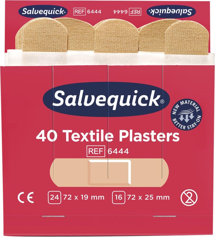 SALVEQUICK Nachfüllpackung 6x30 Pflaster, Finger., elastisch