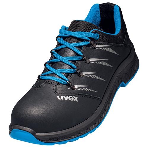 UVEX 2 trend Sicherheits-Halbschuh Gr. 52 W11 S2 ESD SR schwarz/blau 6934.8