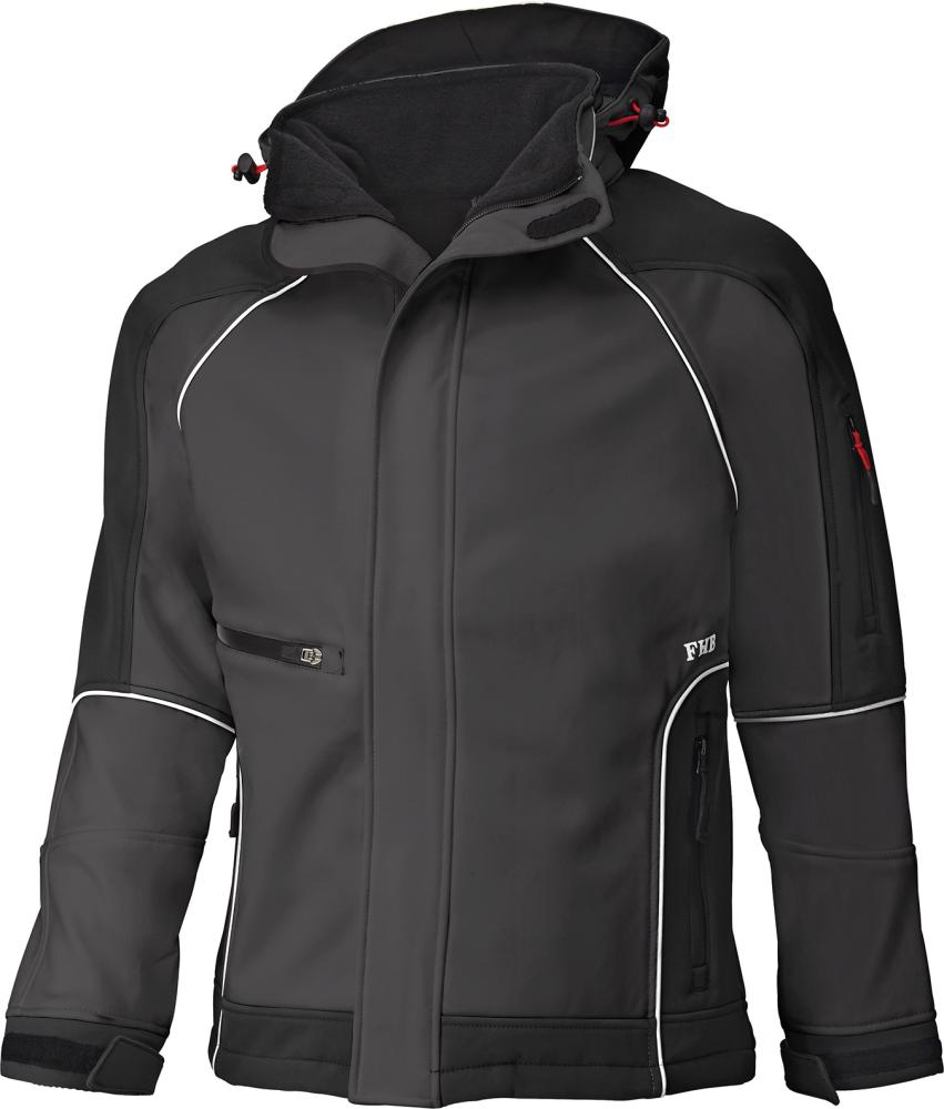 FHB Softshelljacke WALTER 78518 anthrazit/schwarz, Gr. M