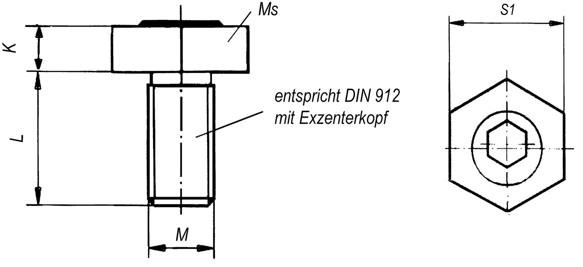 Spannklemme Excenter für Spannvor. M 4 IBT