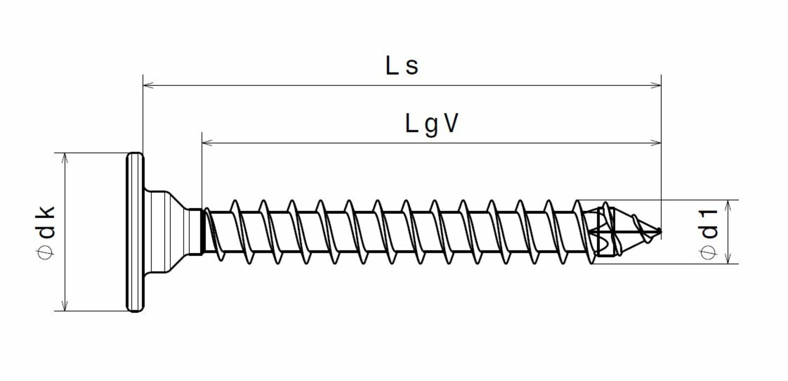 SPAX Rückwandkopf ohne Linse T-STAR+ T20 Vollg. 4CUT WIROX 300St, 4x25mm