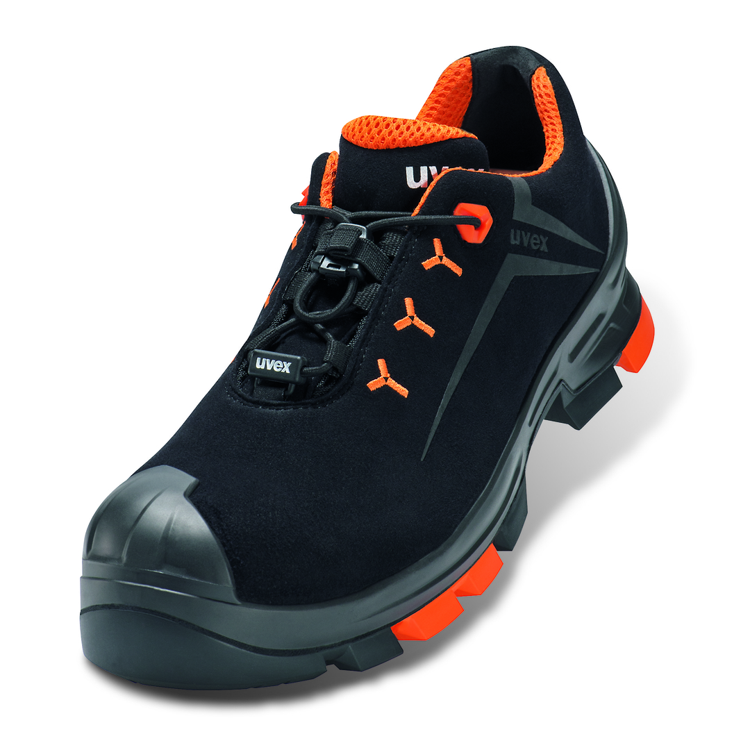 UVEX 2 Sicherheits-Halbschuh Gr. 52 W14 S3L ESD SR schw/orange 6508.4