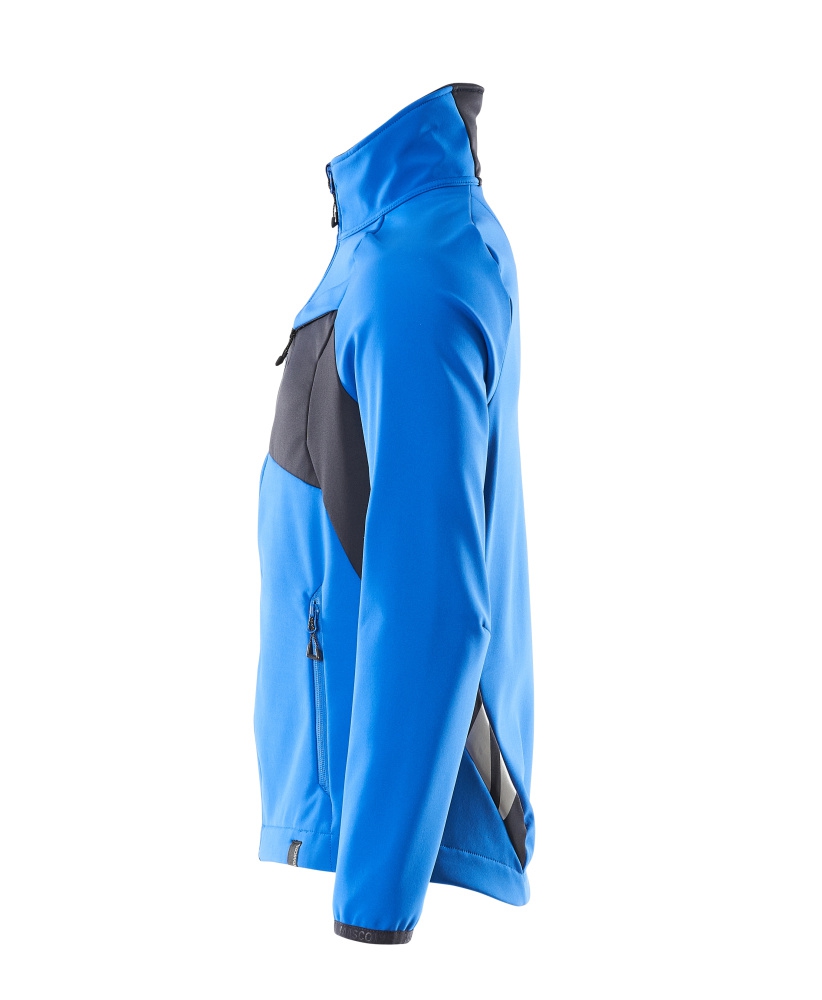 MASCOT Accelerate Softshell-Jacke Gr. L azurblau/schwarzblau 20102-253