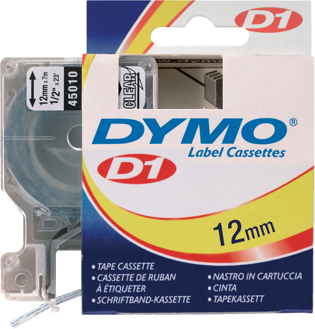 DYMO Schriftbandkassette D1 S0720670 9mmx7m sw auf tr