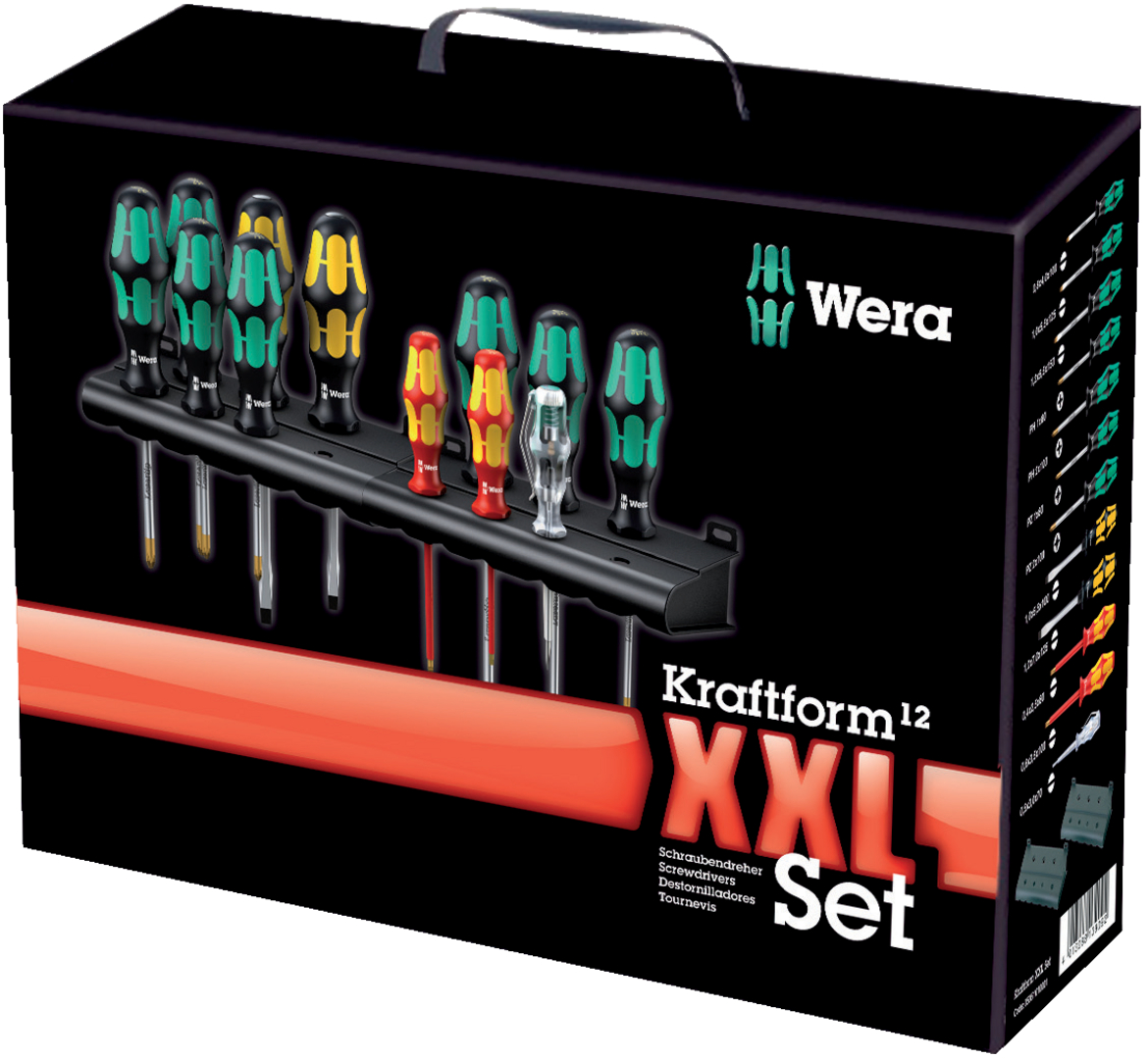 Schraubendreher-Set Kraftform XXL 12tlg. Wera