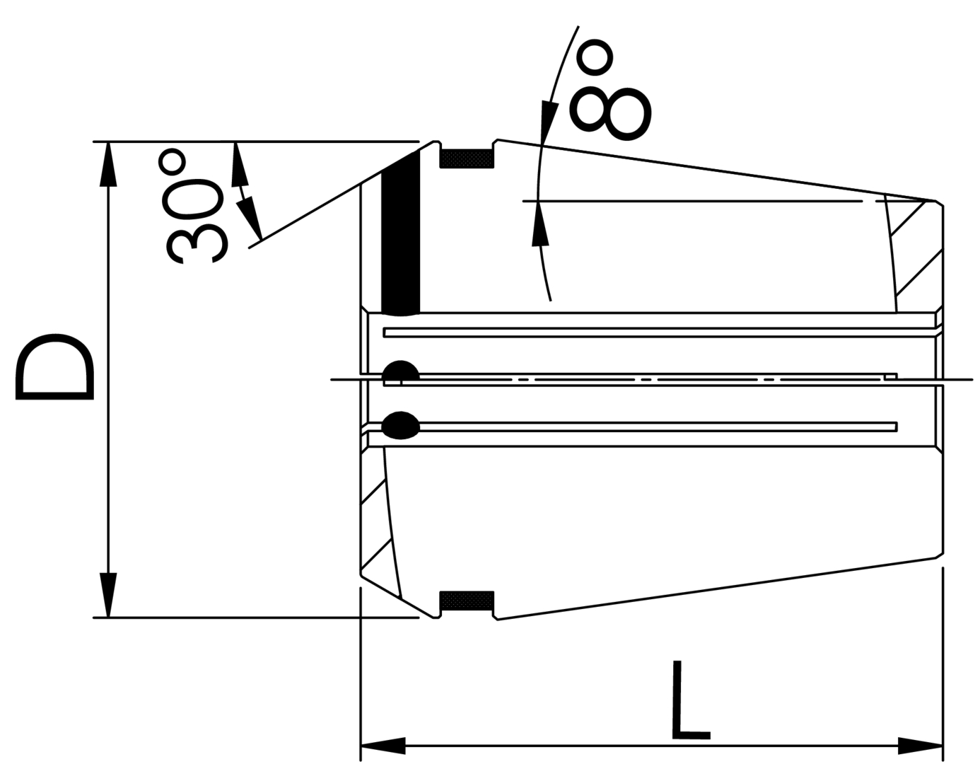 Spannzange 429E IK ER25 10,0mm       Fahrion