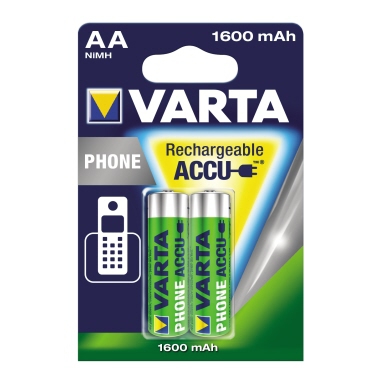 Varta Akku Phone Power 58399201402 AA Mignon HR6 1,2V 2 St./Pack.