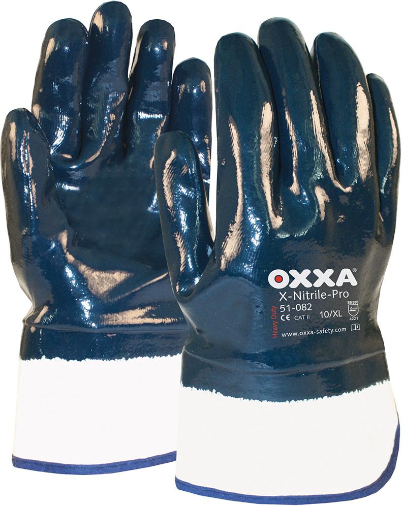 Handsch. Oxxa X-Nitrile- Pro,Stulpegeschl.,Gr.9