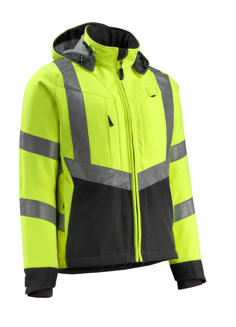 MASCOT Safe Supr Softsh-Jacke Blackpool Gr. 2XL hi-vis gelb/schwarz 15502-246