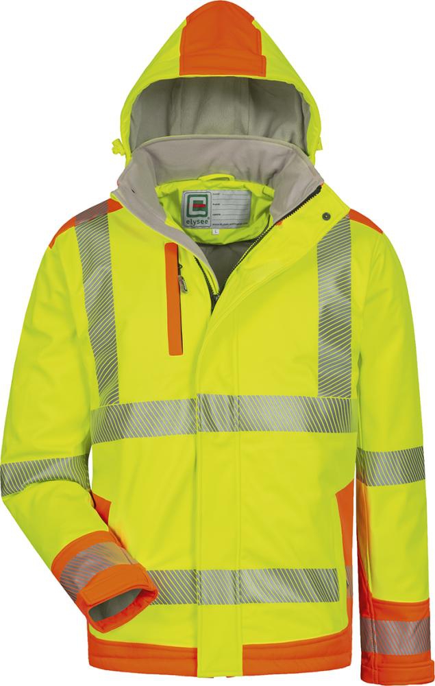 Warnjacke Rickmer, Softshell,2XL,gelb/orange