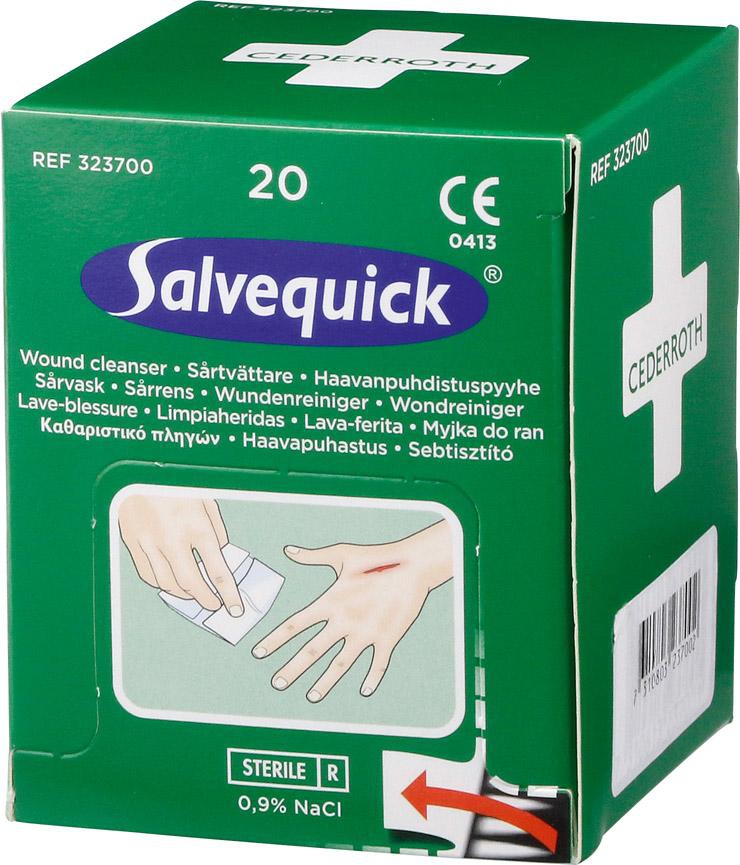 Salvequick Wundreinigungstücher 323700 20 St./Pack.