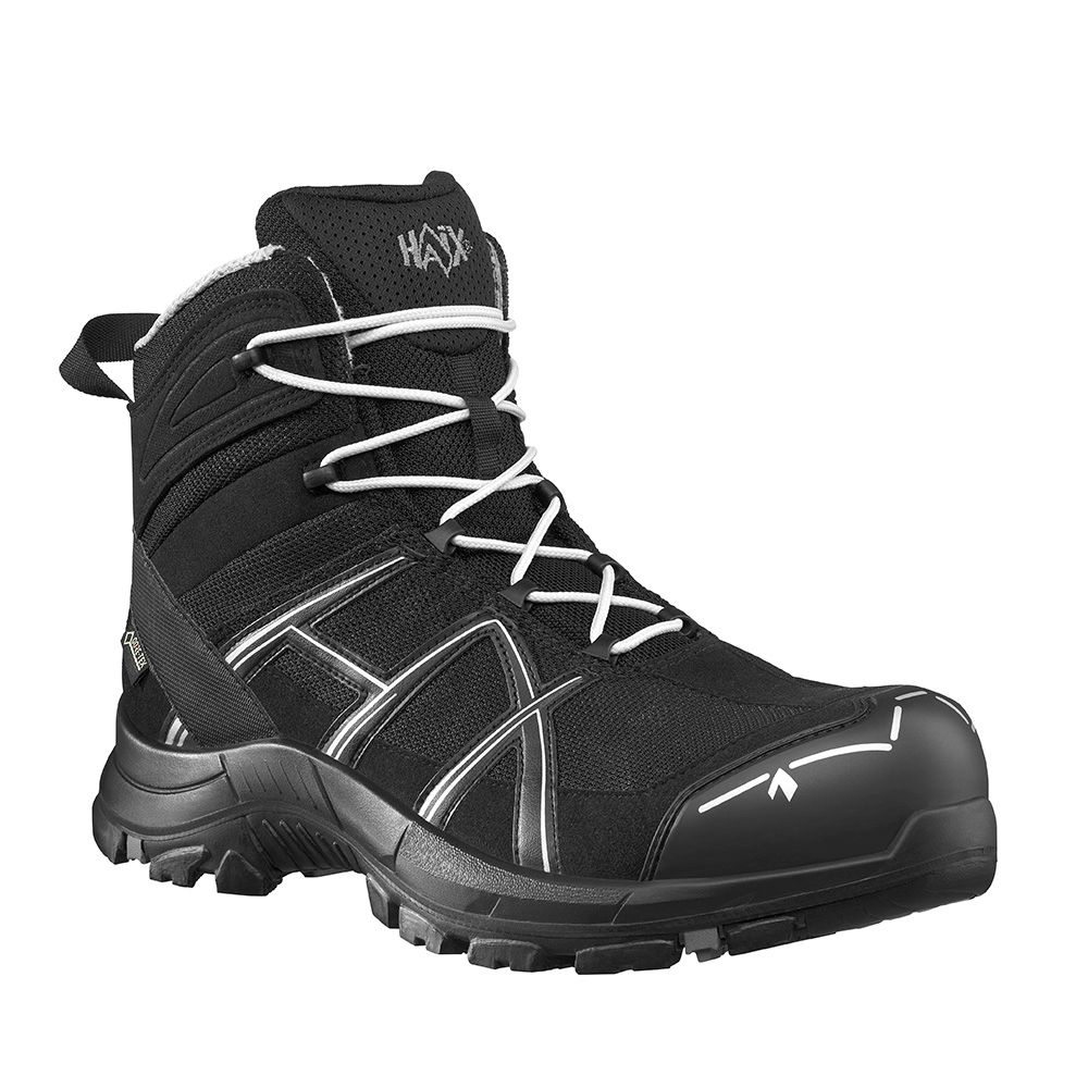 HAIX Sicherheitsstiefel Safety 40 MID black-silver S3 Gr. 38 (Uk 5)