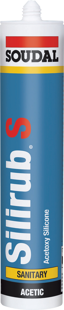 SOUDAL Sanitärdichtmasse Silirub S 300ml schwarz