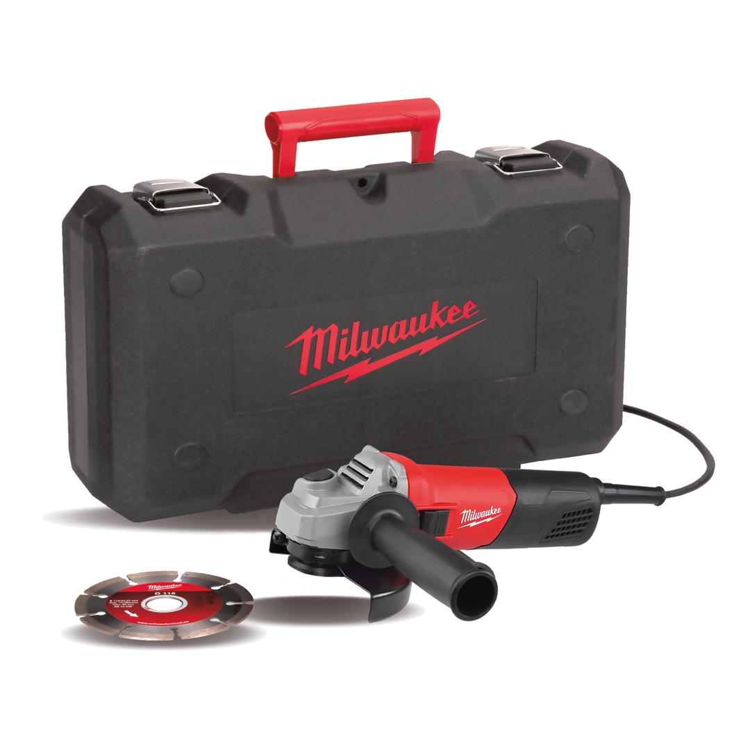 MILWAUKEE Winkelschleifer AG800-115ED Set, im Transportkoffer