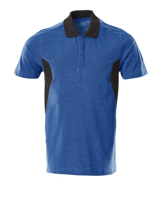 MASCOT Polo-Shirt 18383-961 ACCELERATE azurblau/schwarzblau, Gr. L