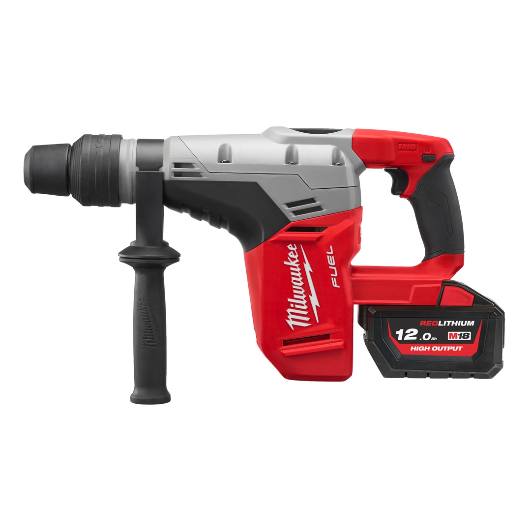 MILWAUKEE SDS-Max Akku-Kombihammer M18 CHM-121C, 1x12Ah, Ladegerät