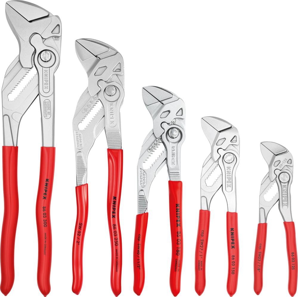 KNIPEX 00 19 55 S4 Zangenschlüssel-Set 5-teilig