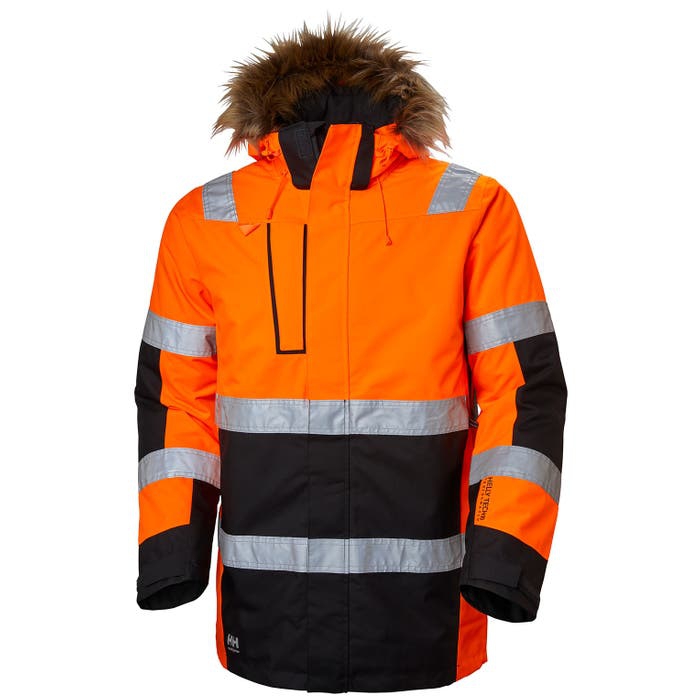 HELLY HANSEN Winterparka ALNA 71395 orange/ebony Gr. 3XL