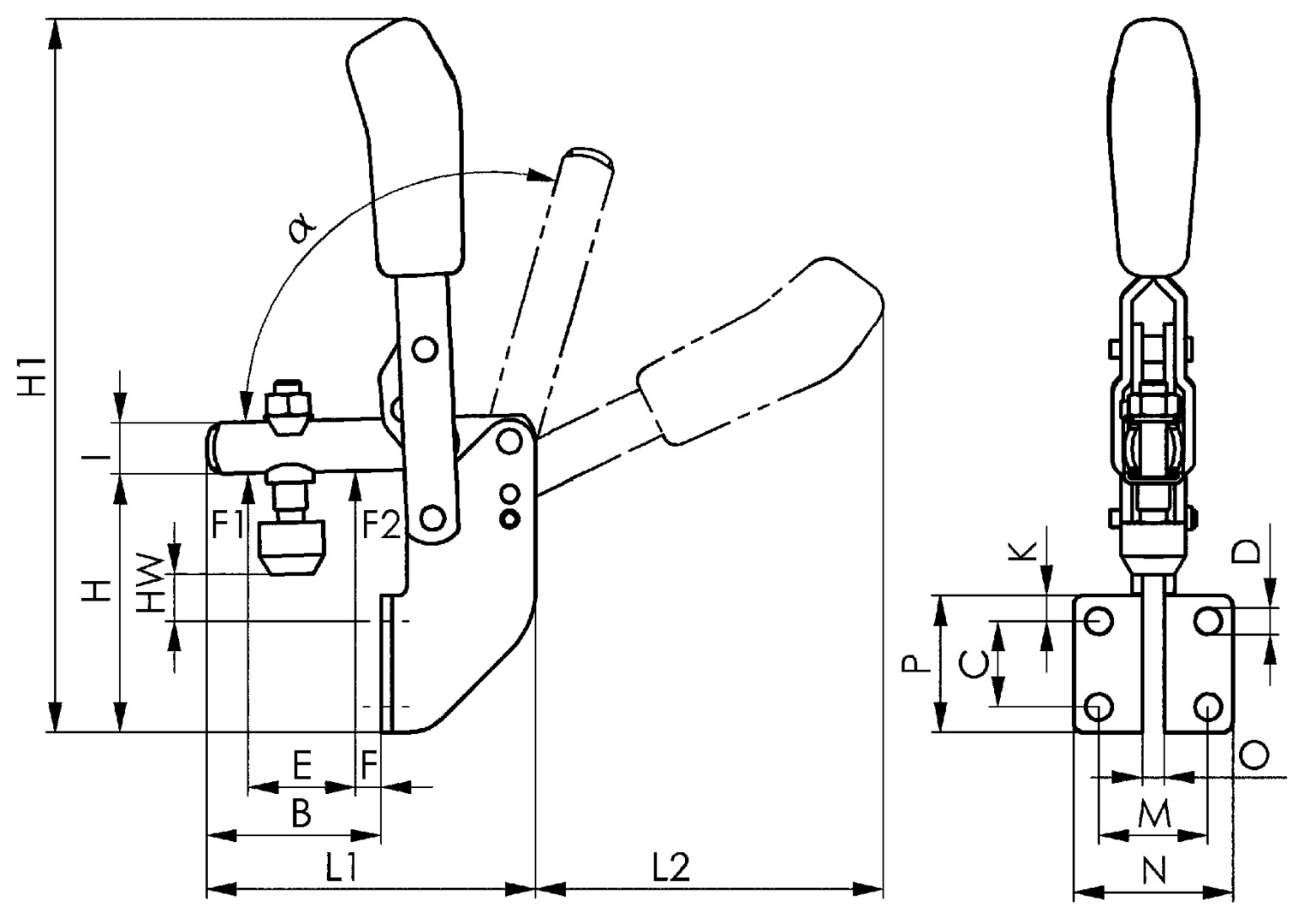 Senkrecht - Spanner 6803 Gr. 1 AMF