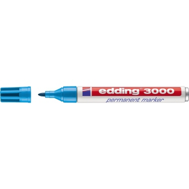 EDDING Permanentmarker 3000 Rundspitze 10er-Pack, 1,5-3mm, sortiert