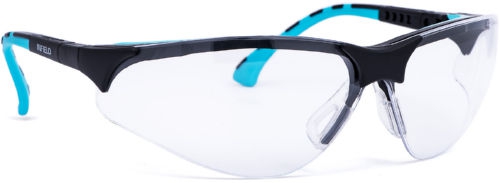 INFIELD Schutzbrille Teminator plus PC HC AF AS UV, schwarz/mint