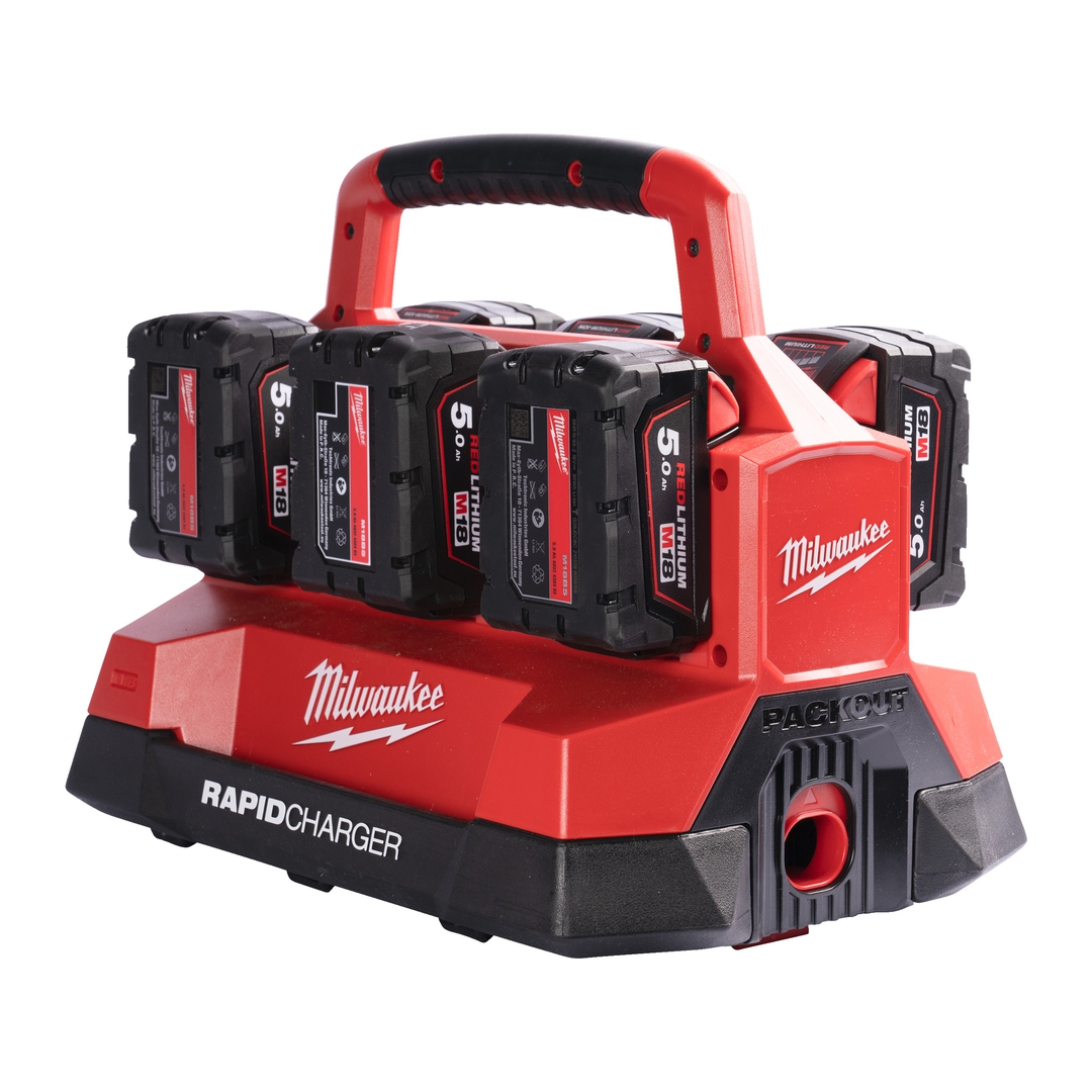 MILWAUKEE M18 PC6  6-fach Ladegerät PACKOUT