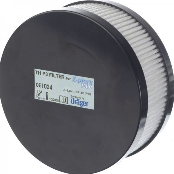 DRÄGER Partikelfilter für X - plore 7300 TH / M3 P SL R Nr.  6736715