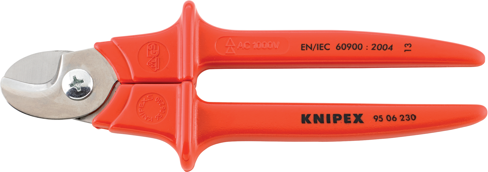 KNIPEX 95 06 230 Kabelschere Griffe KST umspritzt isol. KST umspritzt VDE 230