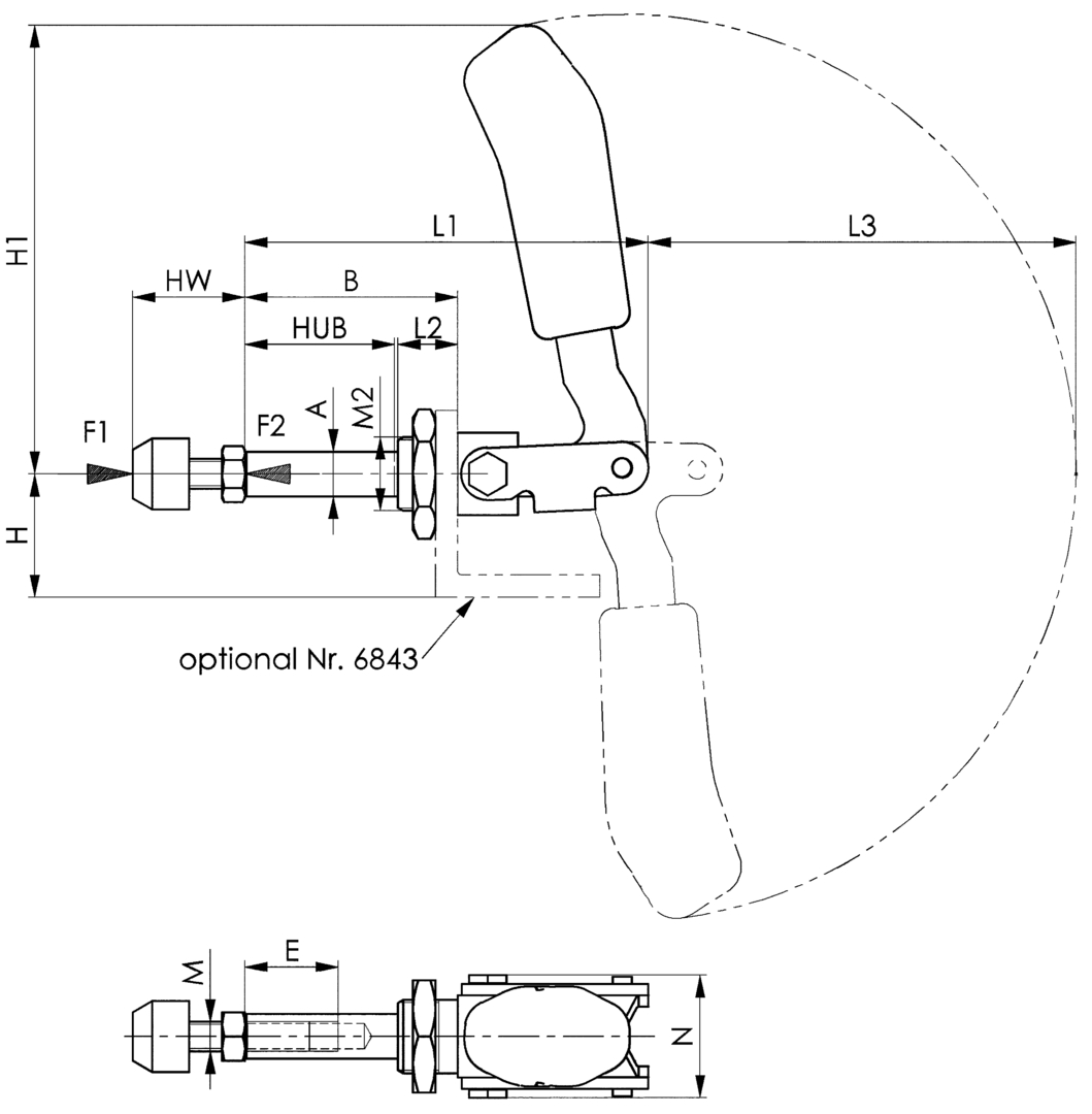 SCHUBSTANGENSPANNER