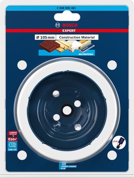 BOSCH Lochsäge EXPERT ConstructionMat 105 mm