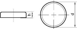 FORMAT Magnet-Flachgreifer ohne Gewinde 40 x 8,0 mm