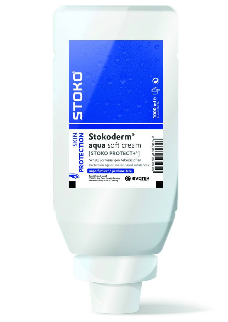 STOKODERM Aqua Pure Schutzcreme 1000 ml Kartusche