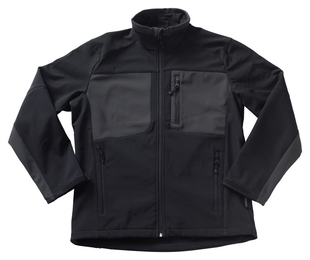 MASCOT Soft Shell Jacke LAGOS Young,schwarz/dunkelanthr.,Gr. L