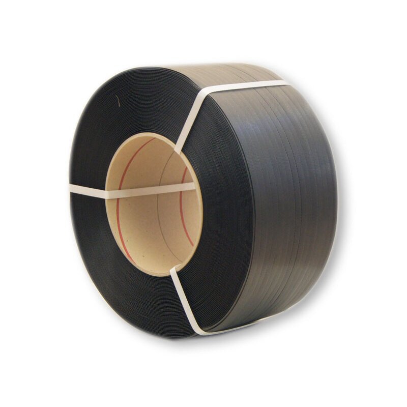 PP-Umreifungsband schwarz 12,0x0,55mm breit 3000mtr/rol.Hülse