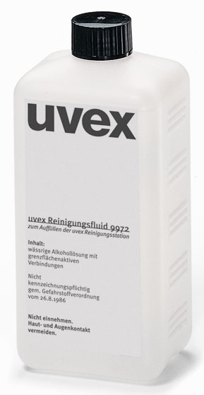 UVEX Reinigungsfluid 500 ml für 9970.002 Reinigungsstation 9972.100