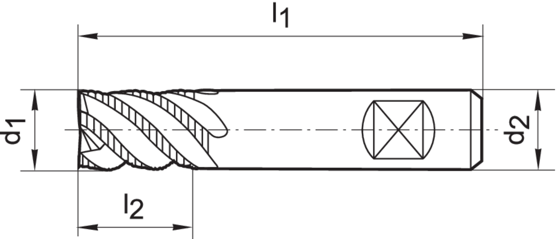 FORMAT Schruppfräser WN VHM TiALN 20,0mm HB Z 6 K HR